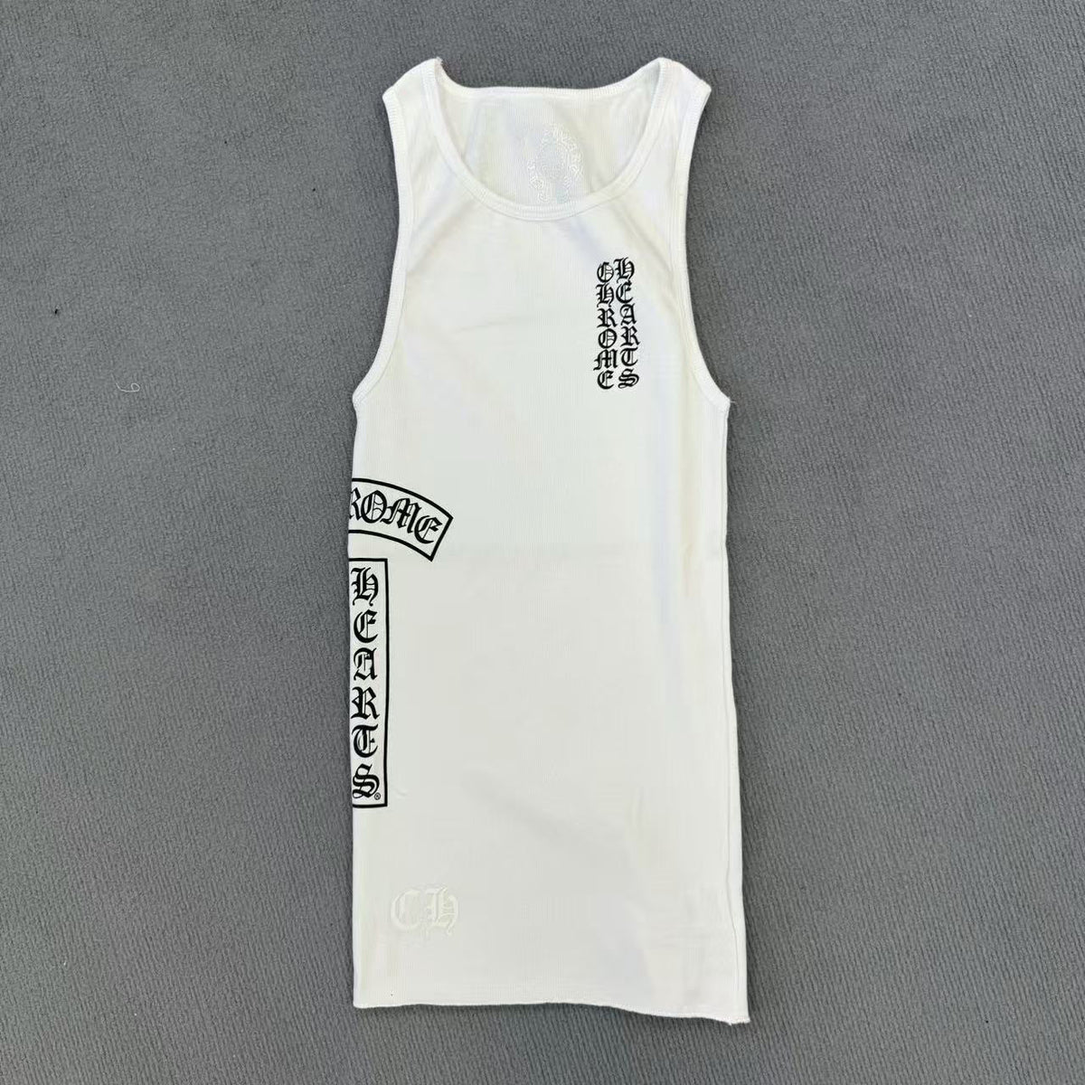 Chrome Hearts T-shaped layered printed vest skirt Tank Tops1