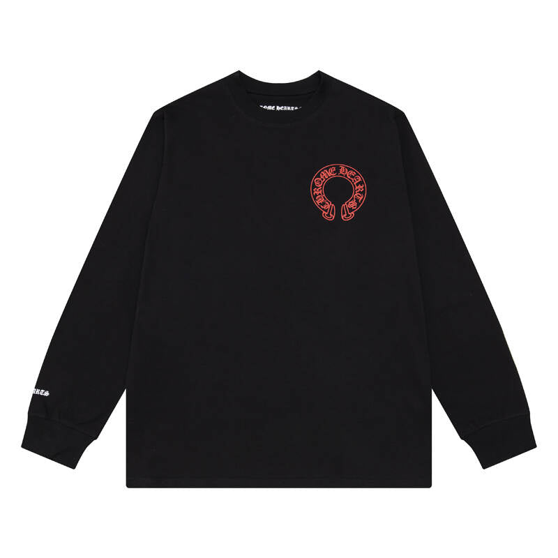 CHROME-HEARTS Men's Long-Sleeve T-shirt Sweatshirt K8006