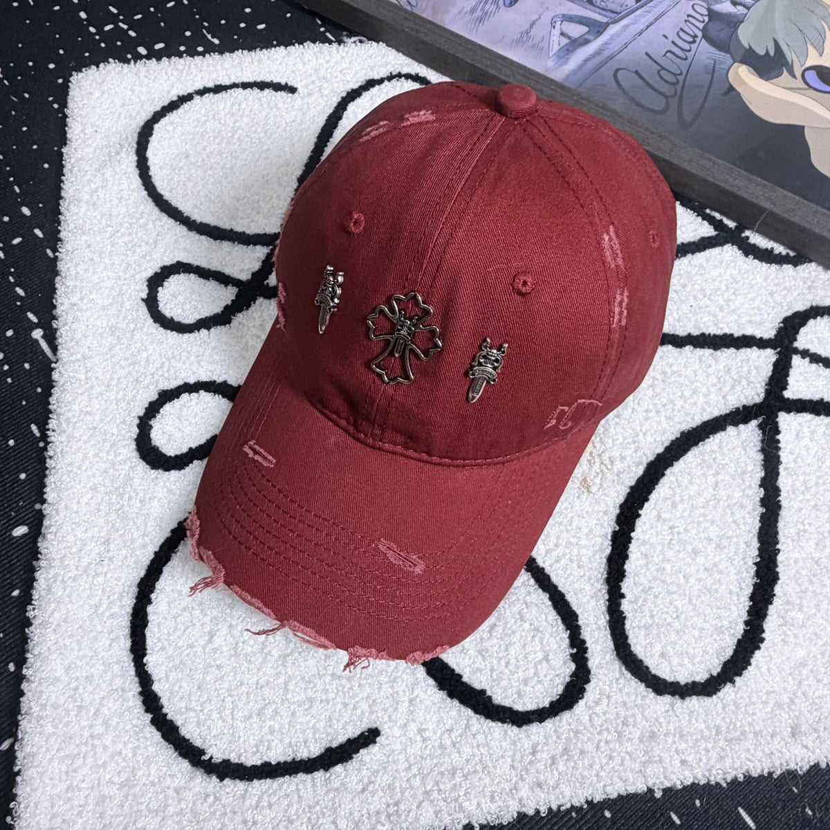 CHROME HEARTS Vintage Cross Baseball Cap